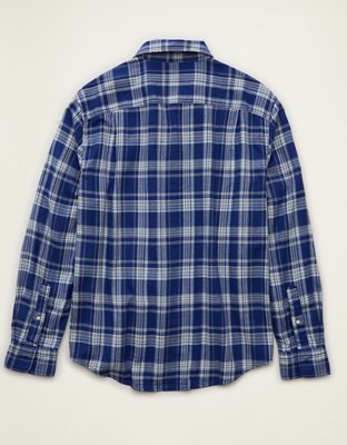 AE Standard Fit Twill Button-Up Shirt