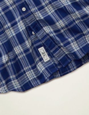 AE Standard Fit Twill Button-Up Shirt