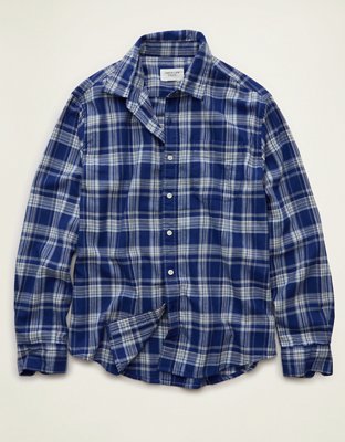 AE Standard Fit Twill Button-Up Shirt