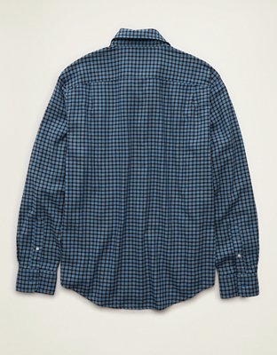 AE Standard Fit Twill Button-Up Shirt