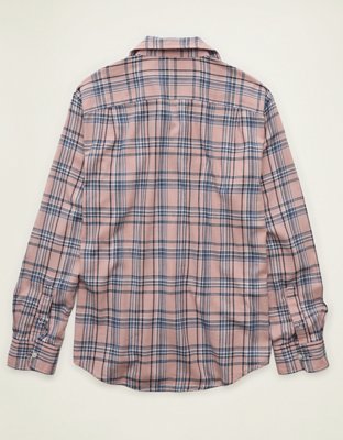 AE Standard Fit Twill Button-Up Shirt