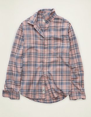 AE Standard Fit Twill Button-Up Shirt