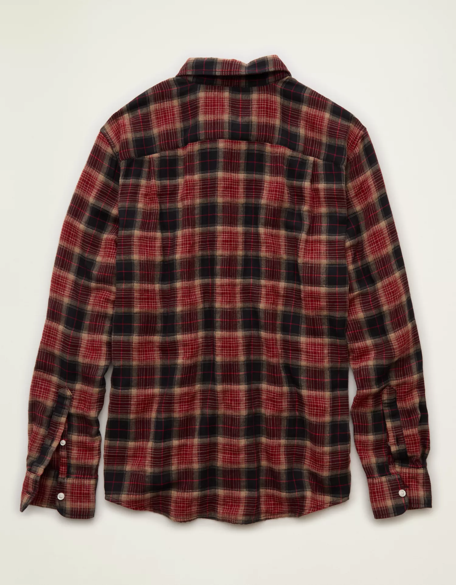 AE Standard Fit Gauze Button-Up Shirt - thumbnail 4