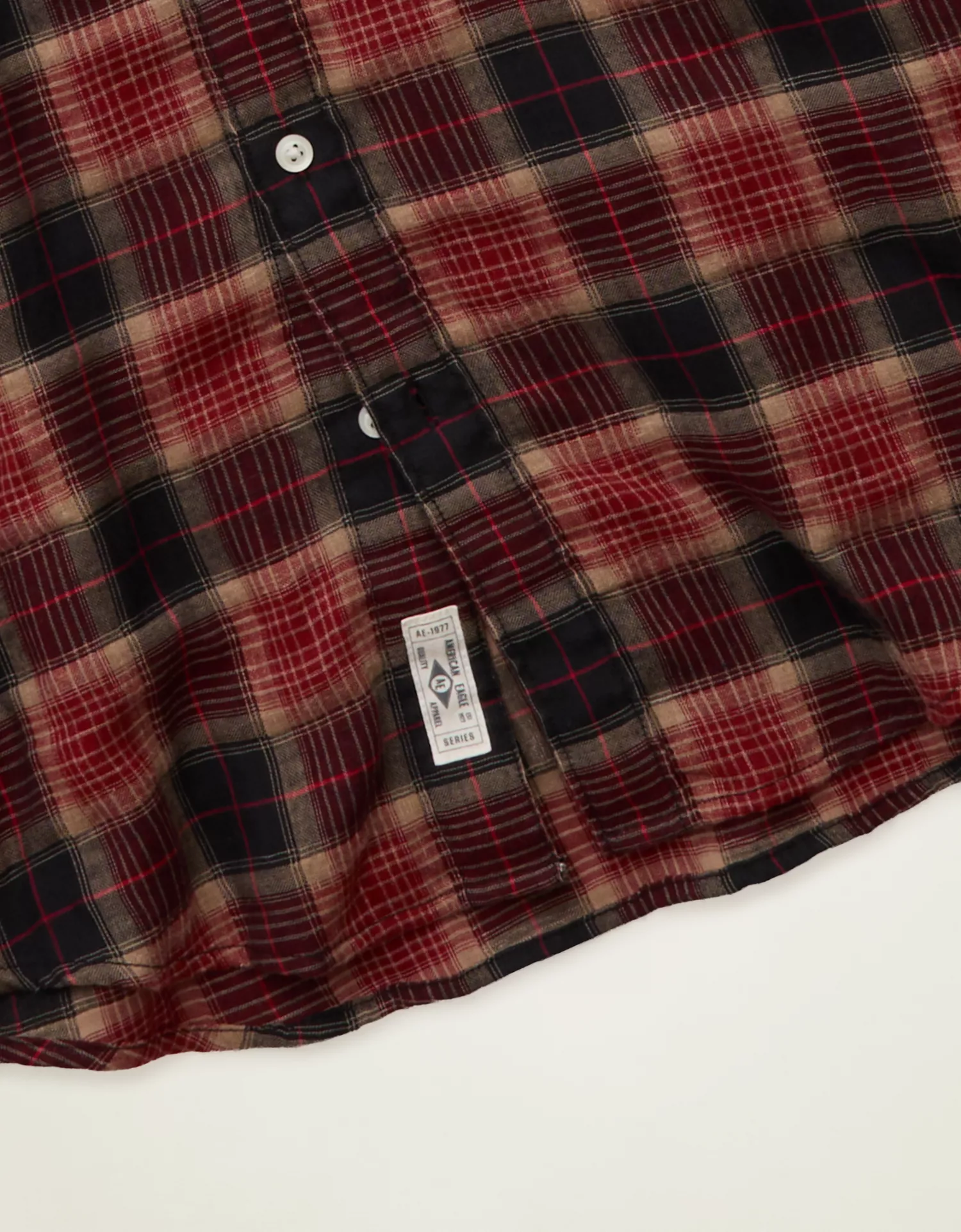 AE Standard Fit Gauze Button-Up Shirt - thumbnail 8