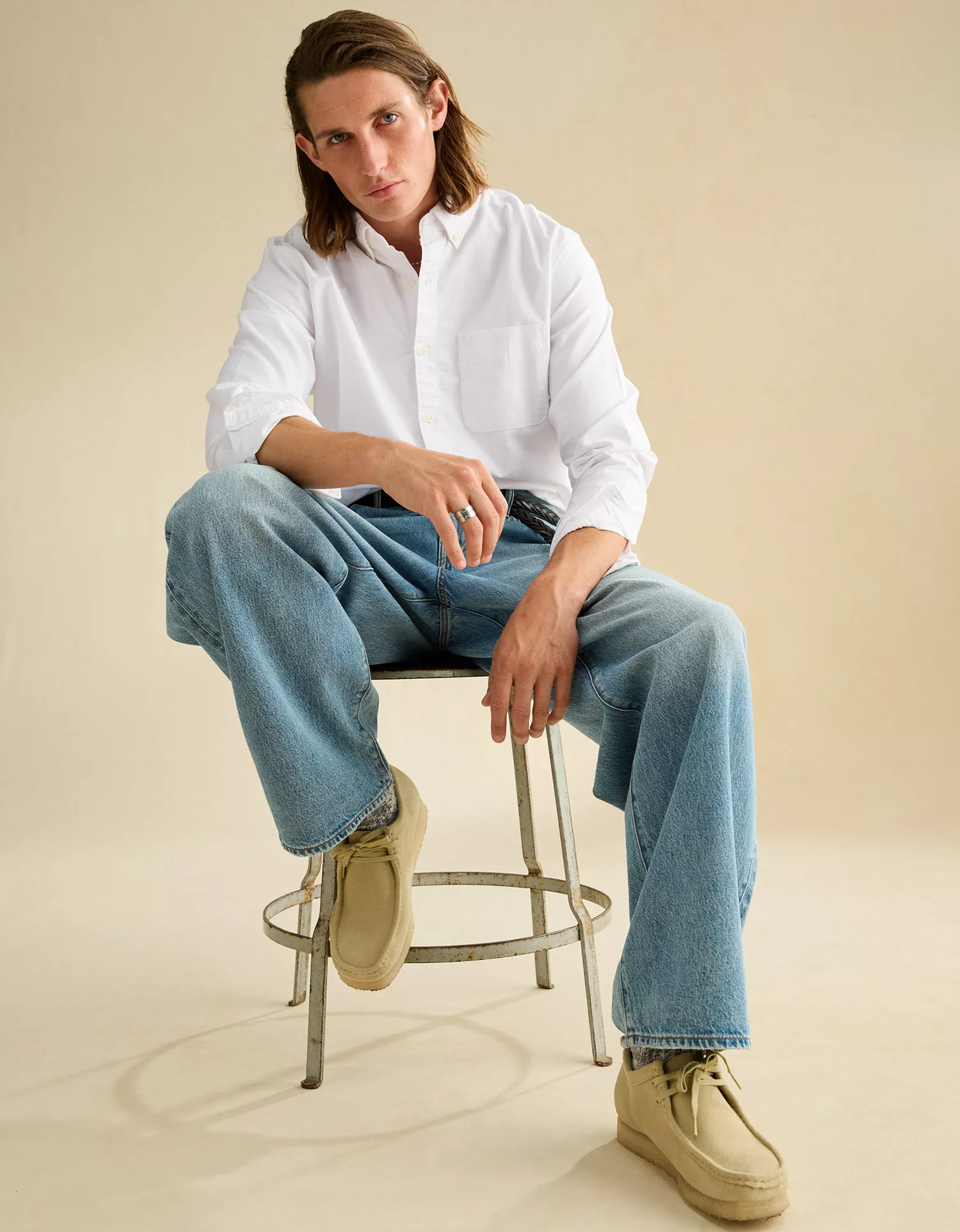 AE Standard Fit Oxford Button-Up Shirt - thumbnail 5