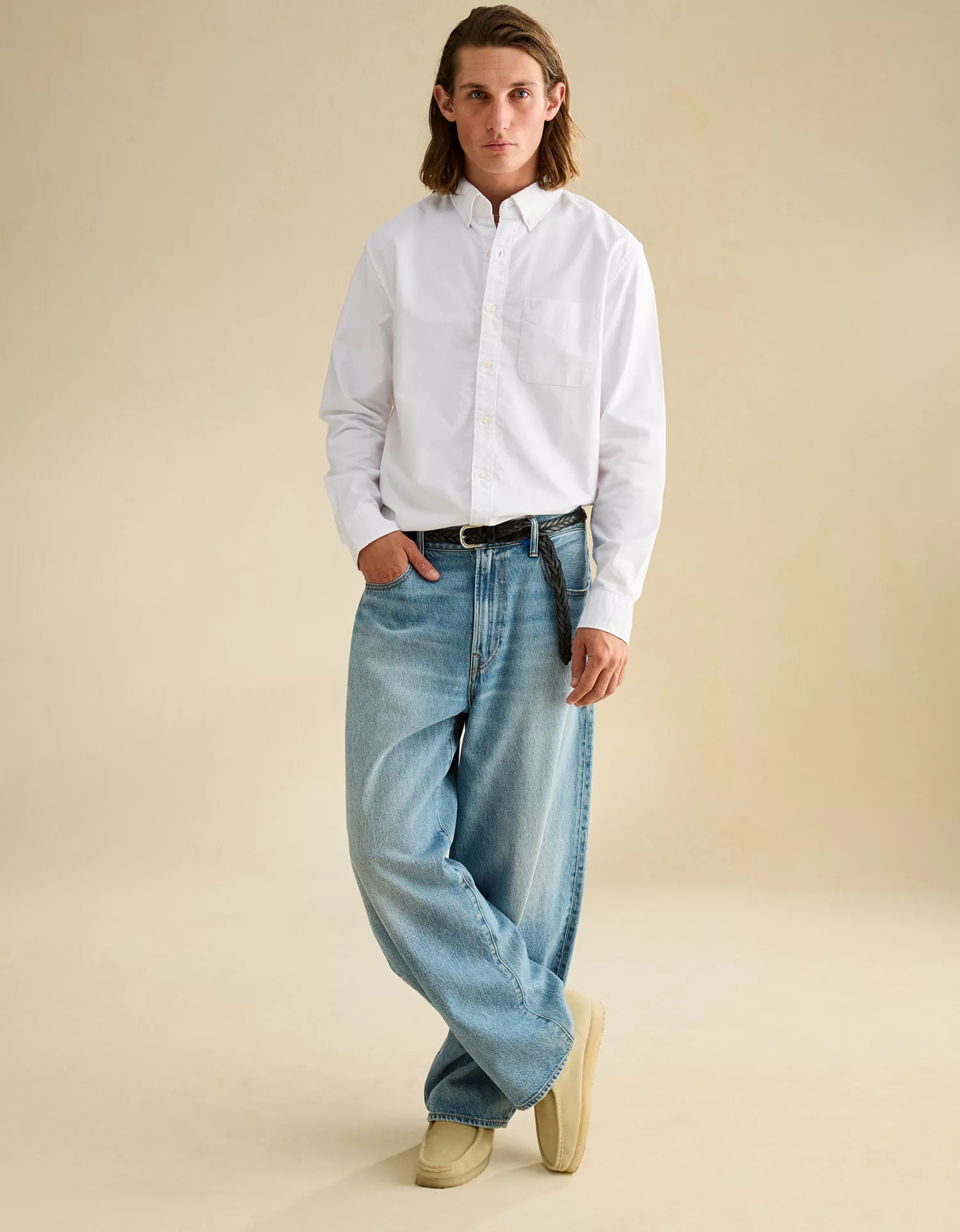 AE Standard Fit Oxford Button-Up Shirt - thumbnail 4