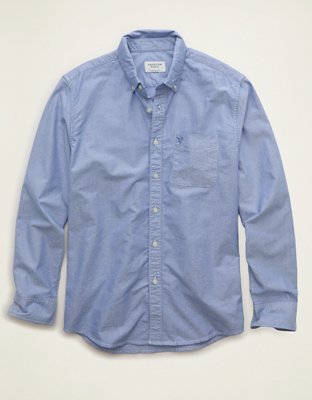 AE Relaxed Fit Oxford Button-Up Shirt