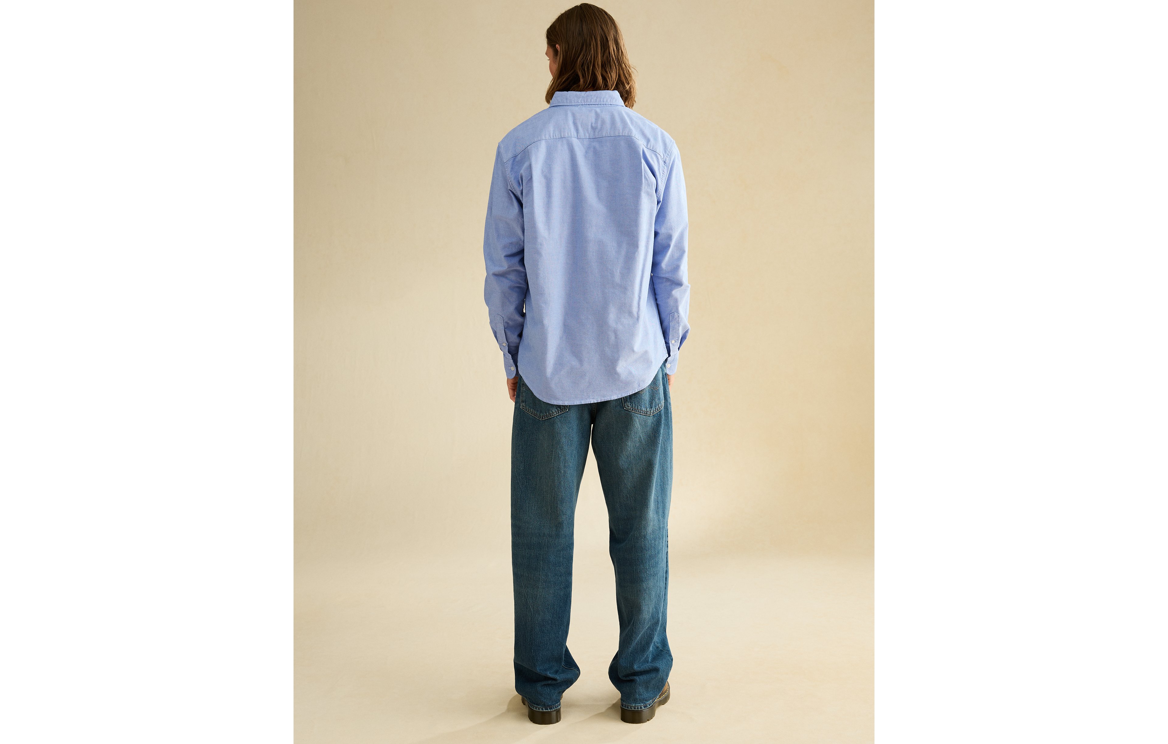 AE Standard Fit Oxford Button-Up Shirt
