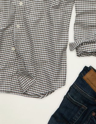AE Slim Fit Oxford Button-Up Shirt