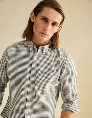 AE Slim Fit Oxford Button-Up Shirt