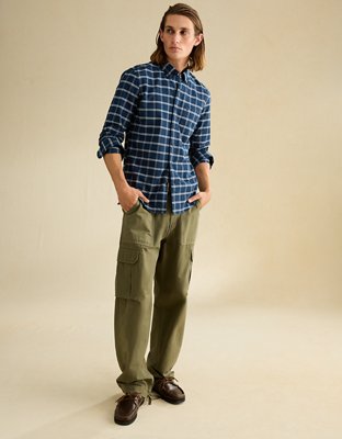 AE Slim Fit Oxford Button-Up Shirt