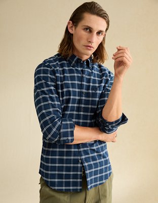 AE Slim Fit Oxford Button-Up Shirt
