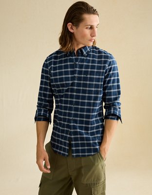 AE Slim Fit Oxford Button-Up Shirt