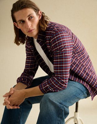 AE Slim Fit Oxford Button-Up Shirt