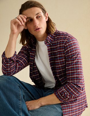 AE Slim Fit Oxford Button-Up Shirt