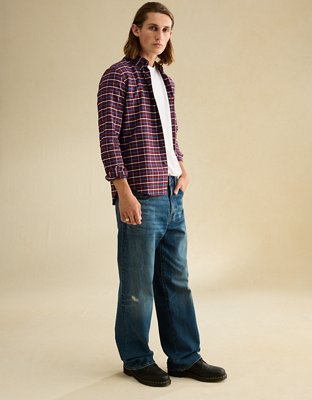 AE Slim Fit Oxford Button-Up Shirt