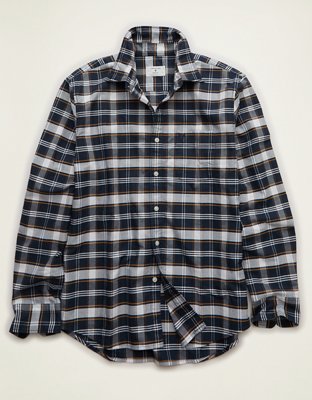 AE Standard Fit Oxford Button-Up Shirt
