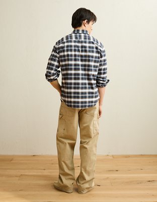 AE Standard Fit Oxford Button-Up Shirt