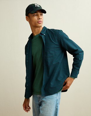 AE Standard Fit Oxford Button-Up Shirt