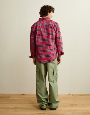 AE Standard Fit Oxford Button-Up Shirt