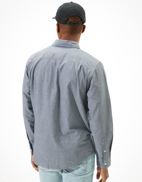 AE Chambray Button-Up Shirt