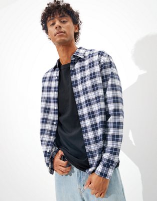 american eagle mens denim shirt