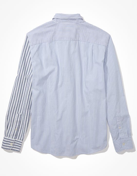 AE Multi-Stripe Oxford Button-Up Shirt