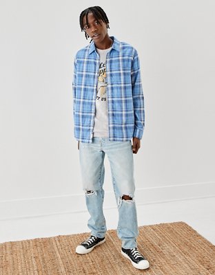 AE Super Soft Plaid Everyday Shirt