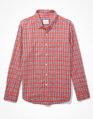 AE Super Soft Plaid Everyday Shirt
