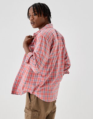 AE Super Soft Plaid Everyday Shirt