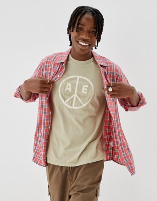 AE Super Soft Plaid Everyday Shirt