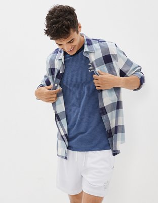 AE Super Soft Plaid Everyday Shirt