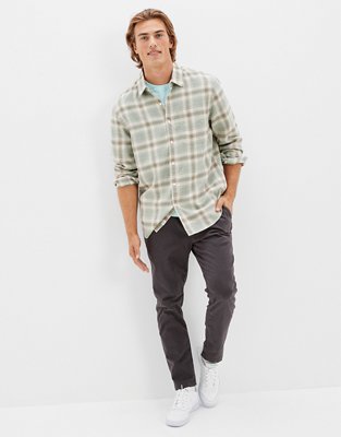 AE Super Soft Plaid Everyday Shirt