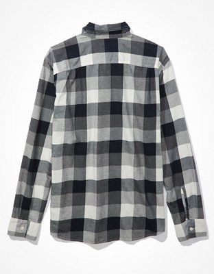 Мужские рубашки American Eagle AE Everyday Button-Up Shirt — фото 5