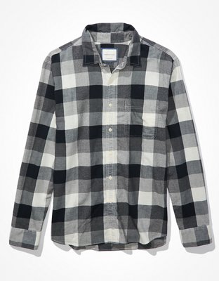 Мужские рубашки American Eagle AE Everyday Button-Up Shirt — фото 4