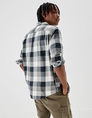 Мужские рубашки American Eagle AE Everyday Button-Up Shirt — фото 3