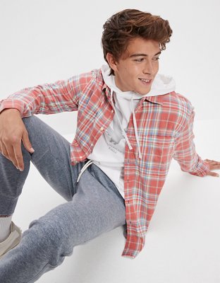 AE Super Soft Everyday Button-Up Shirt