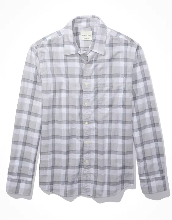 AE Super Soft Everyday Button-Up Shirt