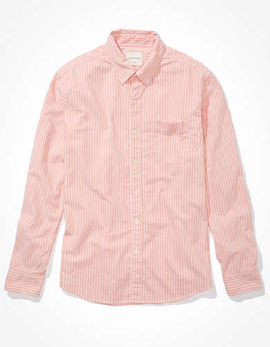 AE Distressed Oxford Button-Up Shirt AE Distressed Oxford Button-Up Shirt