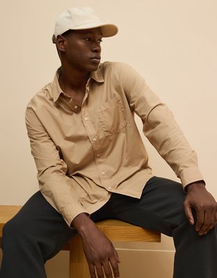 AE Everyday Relaxed Oxford Button-Up Shirt