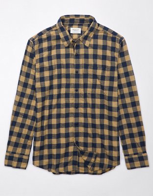 AE Plaid Shirt Jacket