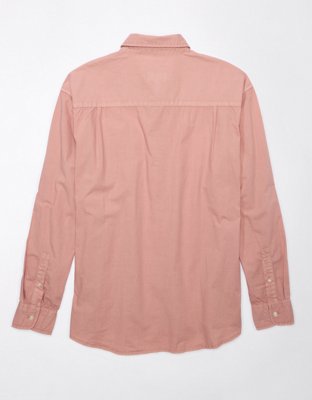 AE Everyday Relaxed Fit Poplin Button-Up Shirt
