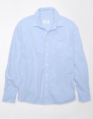 AE Striped Button-Up Resort Shirt