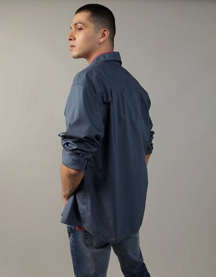 AE Everyday Relaxed Oxford Button-Up Shirt