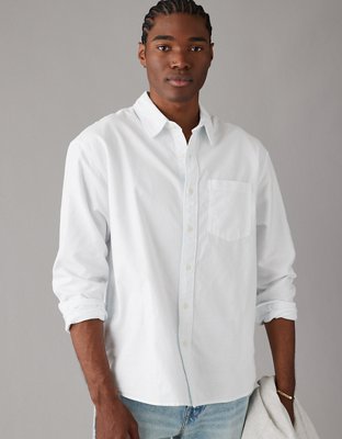 Men's Button-Up Shirts & Flannels | American Eagle