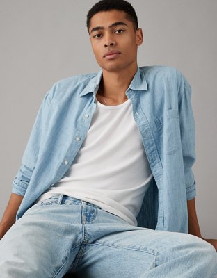 AE Everyday Denim Button-Up Shirt