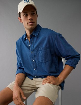 AE Everyday Camisa Oxford de Fit Clásico con Botones