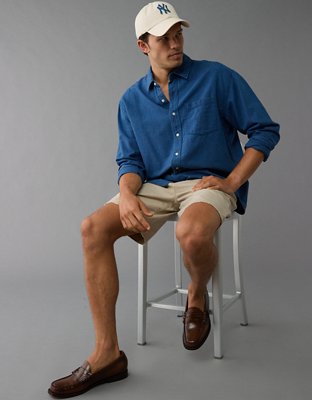 AE Everyday Camisa Oxford de Fit Clásico con Botones