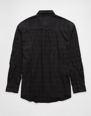 AE Everyday Flannel Plaid Button-Up Shirt