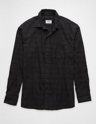 AE Everyday Flannel Plaid Button-Up Shirt